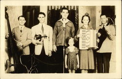 Portrait of Musical Group Postcard Postcard