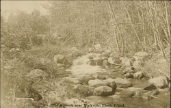 A Brook Near Rockville, Rhode Island Postcard Postcard