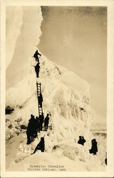 Climbing Gibralter Rainier National Park Postcard