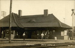 Depot Ohio City, OH Postcard Postcard