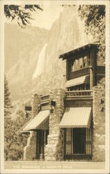 The Ahwannee & Yosemite Falls Postcard