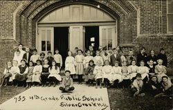 4th Grade Public School Silver Creek, NY Postcard Postcard