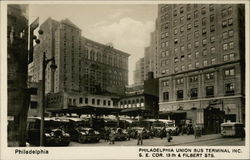 Philadelphia Union Bus Terminal Pennsylvania Postcard Postcard