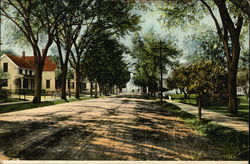 East Main Street Ayer, MA Postcard Postcard