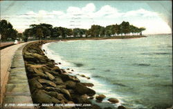 Point Lookout, Seaside Park Bridgeport, CT Postcard Postcard