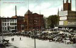 Public Market Albany, NY Postcard Postcard