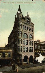 The City Bank of Wheeling West Virginia Postcard Postcard