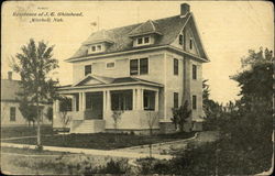 Residence of J.C. Whitehead Postcard