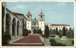 Food Products Section, Varied Industries Building Postcard