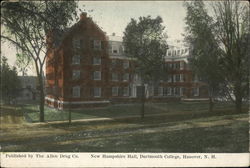 New Hampshire Hall at Darthmouth College Hanover, NH Postcard Postcard