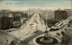 Columbus Circle New York, NY Postcard Postcard