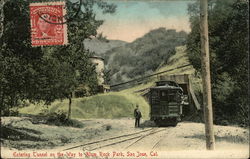 Entering Tunnel on the Way to Alum Rock Park San Jose, CA Postcard Postcard