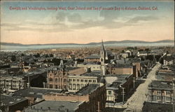 Twelfth and Washington, Looking West Postcard