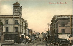 Beacon Street San Pedro, CA Postcard Postcard