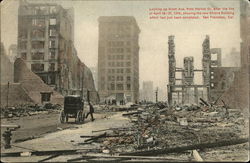 Looking Up Grant Avenue from Market Street San Francisco, CA Postcard Postcard