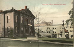 Town Hall Great Barrington, MA Postcard Postcard