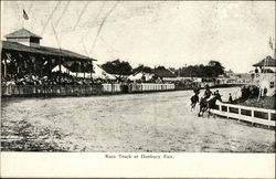 Race Track at Danbury Fair Connecticut Postcard Postcard