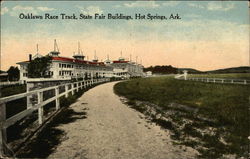 Oaklawn Race Track, State Fair Buildings Hot Springs, AR Postcard Postcard