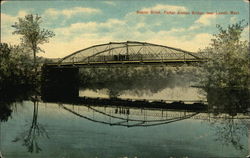 Beaver Brook, Parker Avenue Bridge Lowell, MA Postcard Postcard