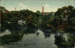 Concord River From Rogers Street Postcard