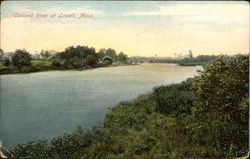 Concord River Lowell, MA Postcard Postcard