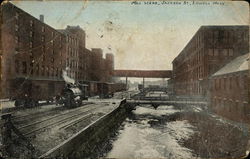 Mill Scene, Jackson Street Postcard