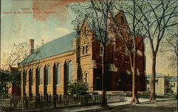 Church of the Sacred Heart (Catholic) Lowell, MA Postcard Postcard