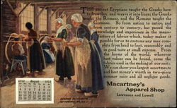 Macarney's Apparel Shop Postcard