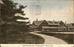 Vesper Country Club "Tyngs's Island" Lowell, MA Postcard Postcard