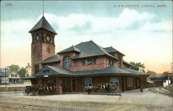 B & M Station Postcard