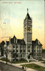 City Hall Lowell, MA Postcard Postcard