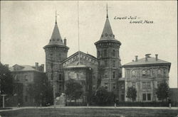 Lowell Jail Massachusetts Postcard Postcard