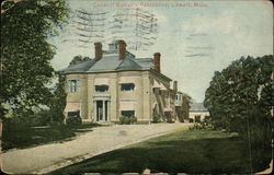 General Butler's Residence Lowell, MA Postcard Postcard