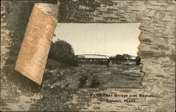 Pawtuxet Bridge and Rapids Postcard