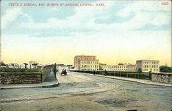 Textile School and Mordy Street Bridge Postcard