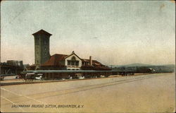 Lachawanna Railroad Station Binghamton, NY Postcard Postcard