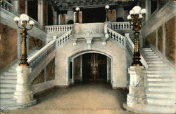 Lobby of Security Mutual Building Postcard