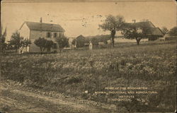 Home of the Binghamton Normal, Industrial and Agriculture Institute New York Postcard Postcard