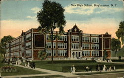 New High School Postcard