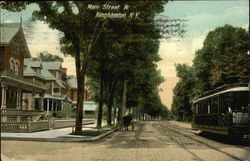 Main Street West Binghamton, NY Postcard Postcard