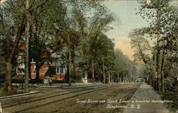 Front Street and North Street Postcard