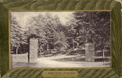 Ross Park Entrance Postcard