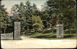 Entrance to Ross Park Postcard