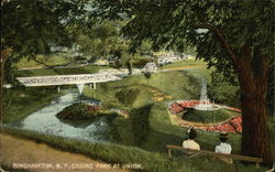 Casino Park at Union Binghamton, NY Postcard Postcard