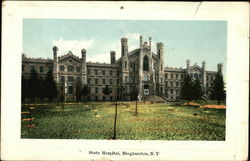 State Hospital Binghamton, NY Postcard Postcard