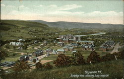 Birdseye View Showing State Hospital Postcard