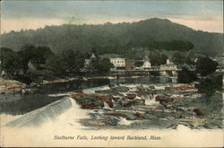 Shelburne Falls, Looking Toward Buckland, Mass Massachusetts Postcard Postcard