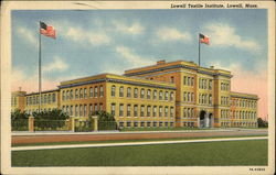 Lowell Textile Institute Massachusetts Postcard Postcard