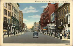 Merrimack Street from Kearney Square Postcard