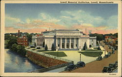 Lowell Memorial Auditorium Postcard